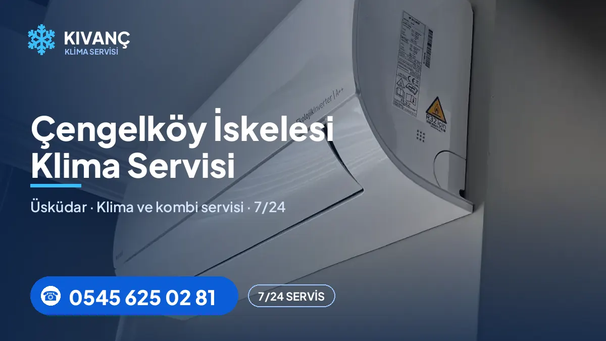 Çengelköy İskelesi klima servisi — Kıvanç Klima saha fotoğrafı ve telefon numarası