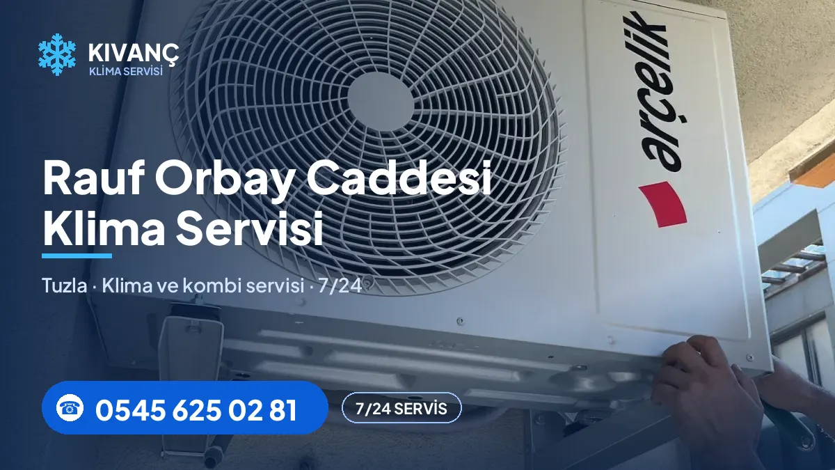 Rauf Orbay Caddesi klima servisi — Kıvanç Klima saha fotoğrafı ve telefon numarası