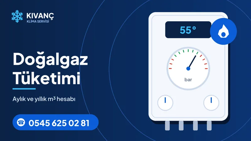 Kombi Doğalgaz Tüketimi Nasıl Hesaplanır? Aylık ve Yıllık m³ Tahmini