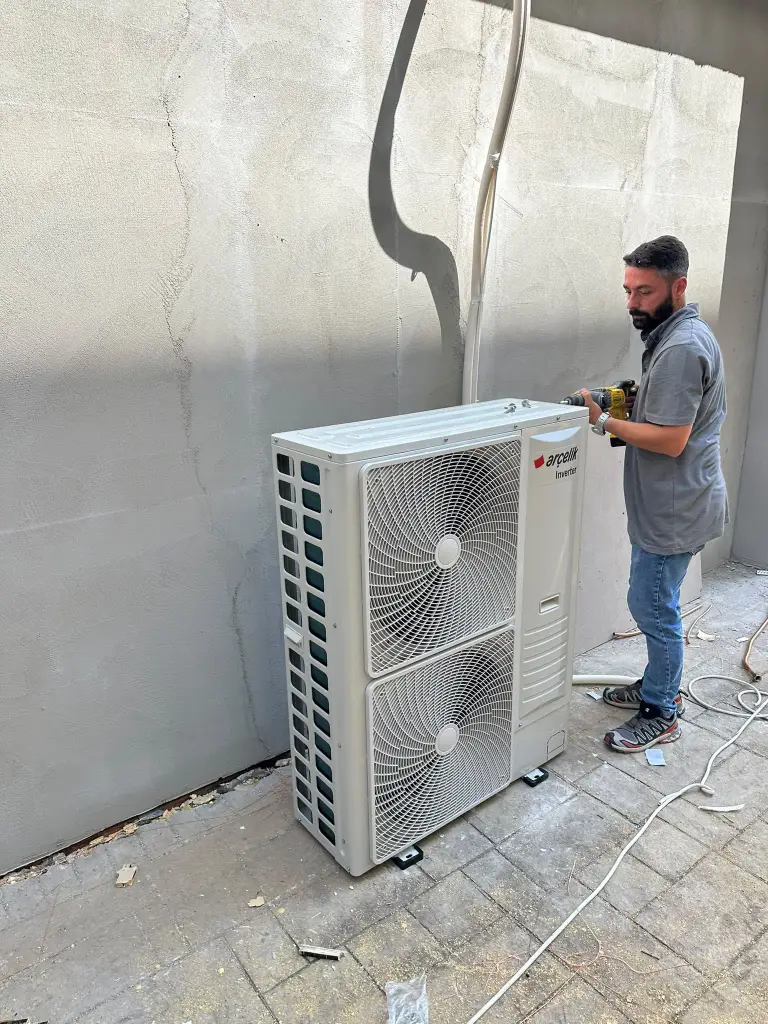 Klima servis ve bakım çalışması